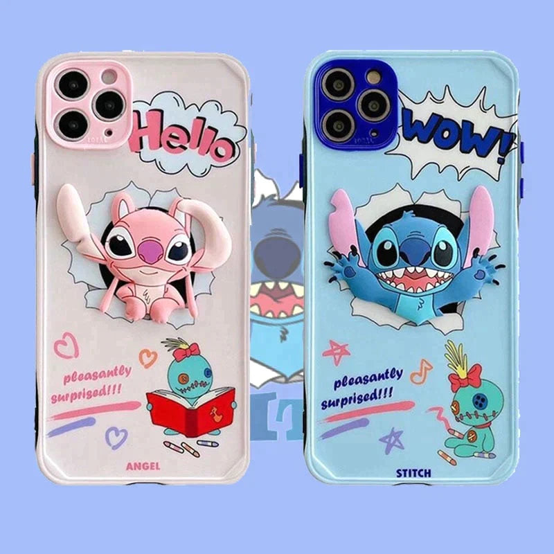 3D Angel Stitch Cases for iPhone