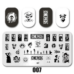 Cartoon Nail Art Stamping Plates 1+1=3