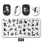 Cartoon Nail Art Stamping Plates 1+1=3