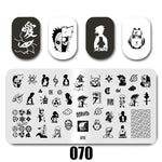 Cartoon Nail Art Stamping Plates 1+1=3