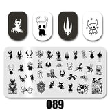 Cartoon Nail Art Stamping Plates 1+1=3