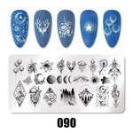 Nail Art Stamping Plates 78 Different Types of Manicure Designs 1+1=3