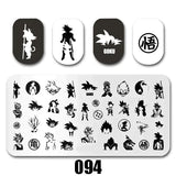 Cartoon Nail Art Stamping Plates 1+1=3