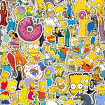 50pcs/pack The Simpsons Stickers