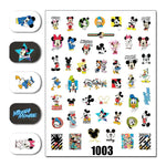 Cartoon 3D Nail Art Stickers 1+1=3