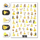 Cartoon 3D Nail Art Stickers 1+1=3