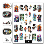 Cartoon 3D Nail Art Stickers 1+1=3