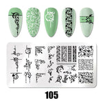 Nail Art Stamping Plates 78 Different Types of Manicure Designs 1+1=3