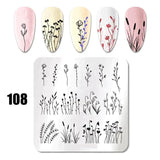 Nail Art Stamping Plates 78 Different Types of Manicure Designs 1+1=3