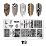 Nail Art Stamping Plates 78 Different Types of Manicure Designs 1+1=3