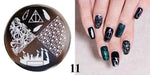 Nail Art Stamping Plates "The Wizarding World Of Magic" 1+1=3