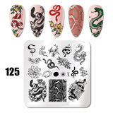 Nail Art Stamping Plates 78 Different Types of Manicure Designs 1+1=3