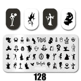 Cartoon Nail Art Stamping Plates 1+1=3