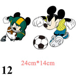 Cartoon Patches Stickers for Clothing 1+1=3