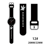 Cartoon Silicone Strap For Samsung Galaxy Watch/Huawei GT