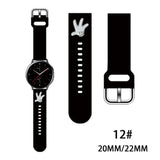 Cartoon Silicone Strap For Samsung Galaxy Watch/Huawei GT