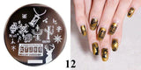 Nail Art Stamping Plates "The Wizarding World Of Magic" 1+1=3