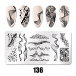 Nail Art Stamping Plates 78 Different Types of Manicure Designs 1+1=3