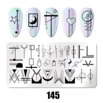 Nail Art Stamping Plates 78 Different Types of Manicure Designs 1+1=3