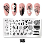 Nail Art Stamping Plates 78 Different Types of Manicure Designs 1+1=3