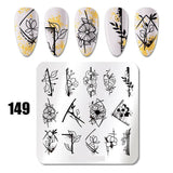 Nail Art Stamping Plates 78 Different Types of Manicure Designs 1+1=3