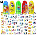 Cartoon 3D Nail Art Stickers 1+1=3