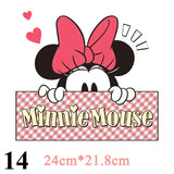 Cartoon Patches Stickers for Clothing 1+1=3