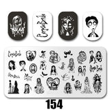 Cartoon Nail Art Stamping Plates 1+1=3