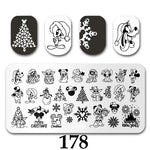 Cartoon Nail Art Stamping Plates 1+1=3