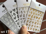 4pcs/set Cartoon 3D Nail Stickers