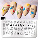 Nail Art Stamping Plates 78 Different Types of Manicure Designs 1+1=3