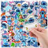 50pcs/pack Stitch Cartoon Stickers