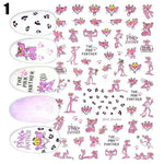 Cartoon 3D Nail Art Stickers 1+1=3