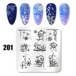 Nail Art Stamping Plates 78 Different Types of Manicure Designs 1+1=3