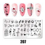 Nail Art Stamping Plates 78 Different Types of Manicure Designs 1+1=3