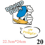 Cartoon Patches Stickers for Clothing 1+1=3