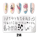 Nail Art Stamping Plates 78 Different Types of Manicure Designs 1+1=3