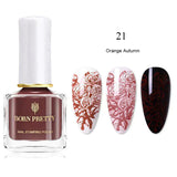 BORN PRETTY 25 Colors of Nail Stamping Polish 1+1=3