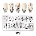 Nail Art Stamping Plates 78 Different Types of Manicure Designs 1+1=3