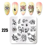 Nail Art Stamping Plates 78 Different Types of Manicure Designs 1+1=3