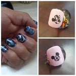 Cartoon Nail Art Stamping Plates 1+1=3