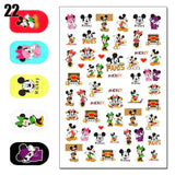 Cartoon 3D Nail Art Stickers 1+1=3