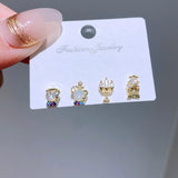 Disney Charm Earrings Collection 1+1=3