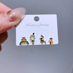 Disney Charm Earrings Collection 1+1=3