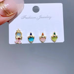 Disney Charm Earrings Collection 1+1=3