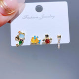 Disney Charm Earrings Collection 1+1=3