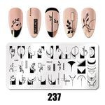 Nail Art Stamping Plates 78 Different Types of Manicure Designs 1+1=3