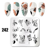 Nail Art Stamping Plates 78 Different Types of Manicure Designs 1+1=3