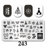 Cartoon Nail Art Stamping Plates 1+1=3