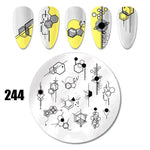 Nail Art Stamping Plates 78 Different Types of Manicure Designs 1+1=3